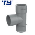 Plastic Pipe Fitting PVC DIN drainage fittings Spigot and Socket Flange Tee